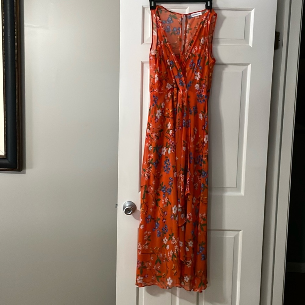 Women’s floral wrap dress